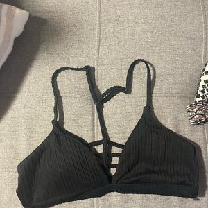 Black swim top